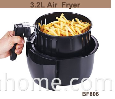 1.7L Kitchen Oven Hot Air Fryer Oil Free Cooking Electrical Air Fryer Oven Air Fryer